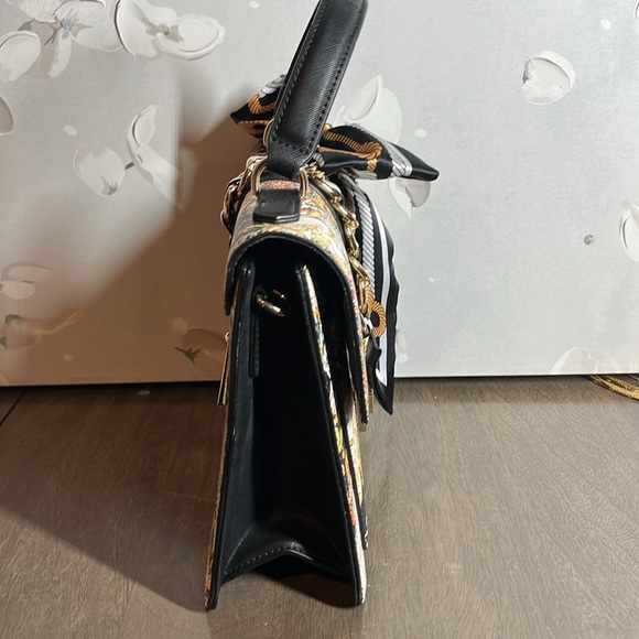 Aldo Caiillaa Baroque and Tiger Print Satchel Handbag - Picture 2 of 9